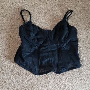 Lace bustier